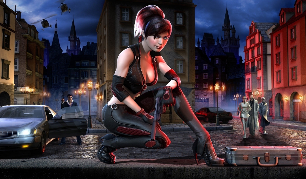 BloodRayne Character for 1024 x 600 widescreen resolution