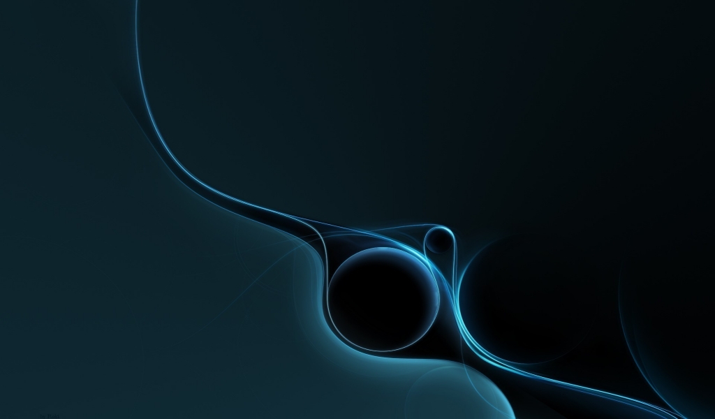 Blue Abstract for 1024 x 600 widescreen resolution