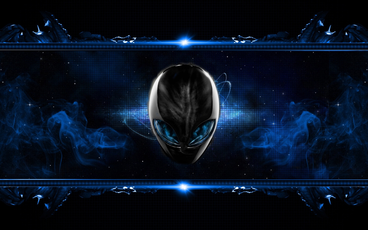Blue Alien for 1280 x 800 widescreen resolution