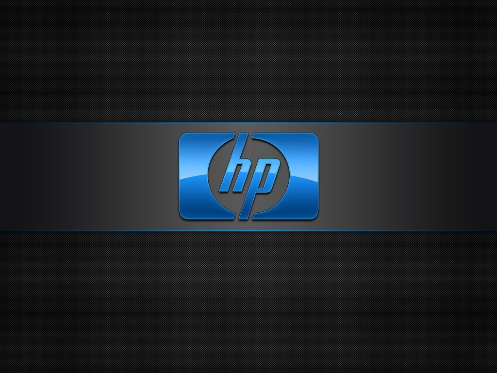 Blue HP Logo for 1024 x 768 resolution
