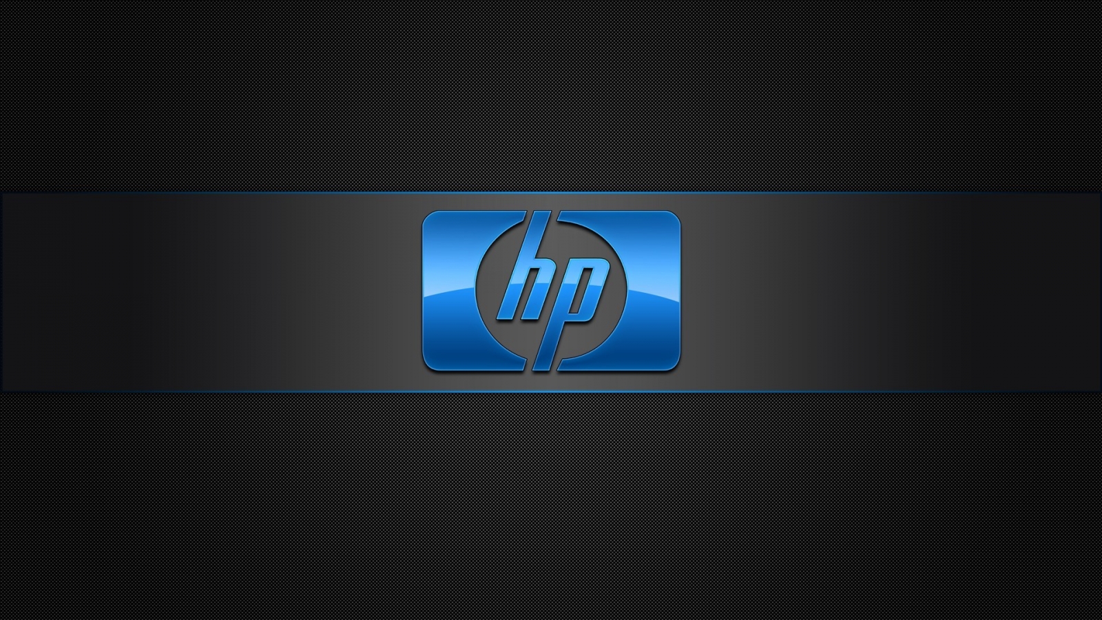 Blue HP Logo for 1600 x 900 HDTV resolution