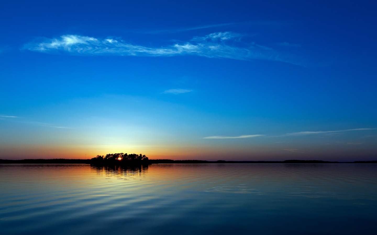 Blue Sunset for 1440 x 900 widescreen resolution