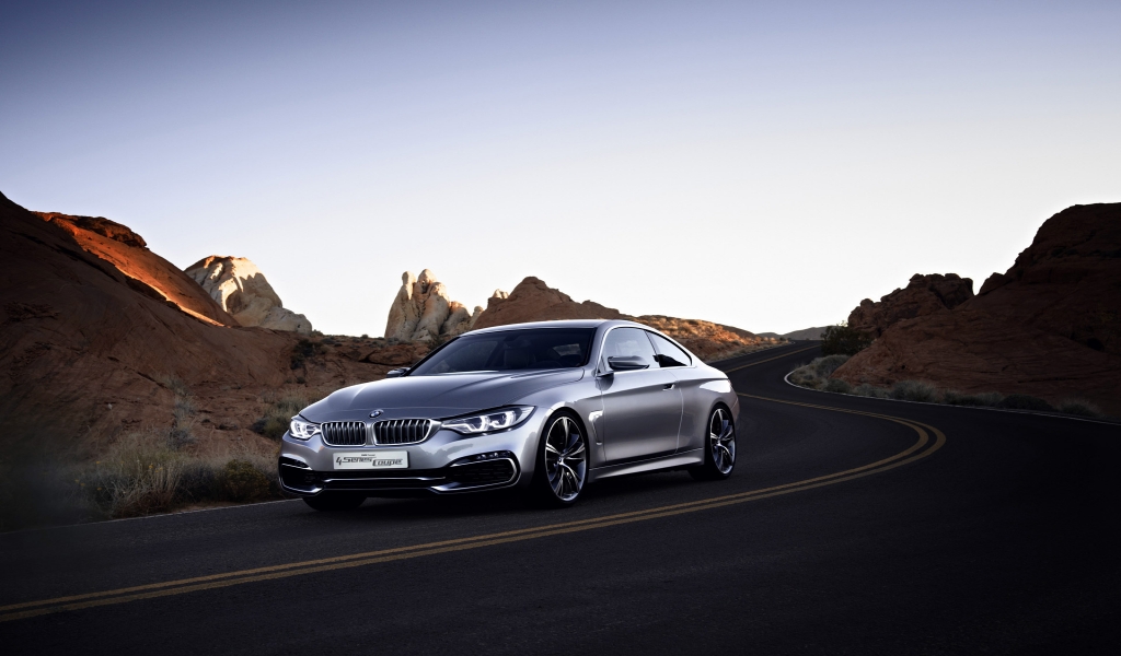BMW 4 Series Concept for 1024 x 600 widescreen resolution