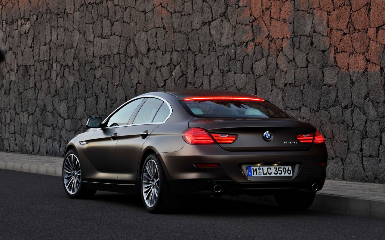 BMW 6 Gran Coupe Rear for 1280 x 800 widescreen resolution