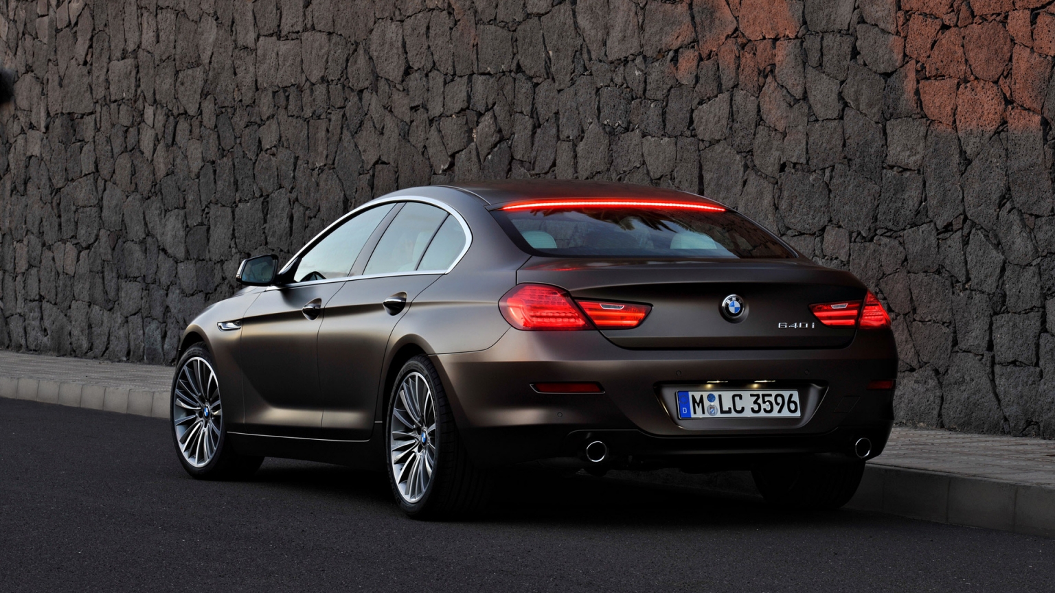 BMW 6 Gran Coupe Rear for 1536 x 864 HDTV resolution