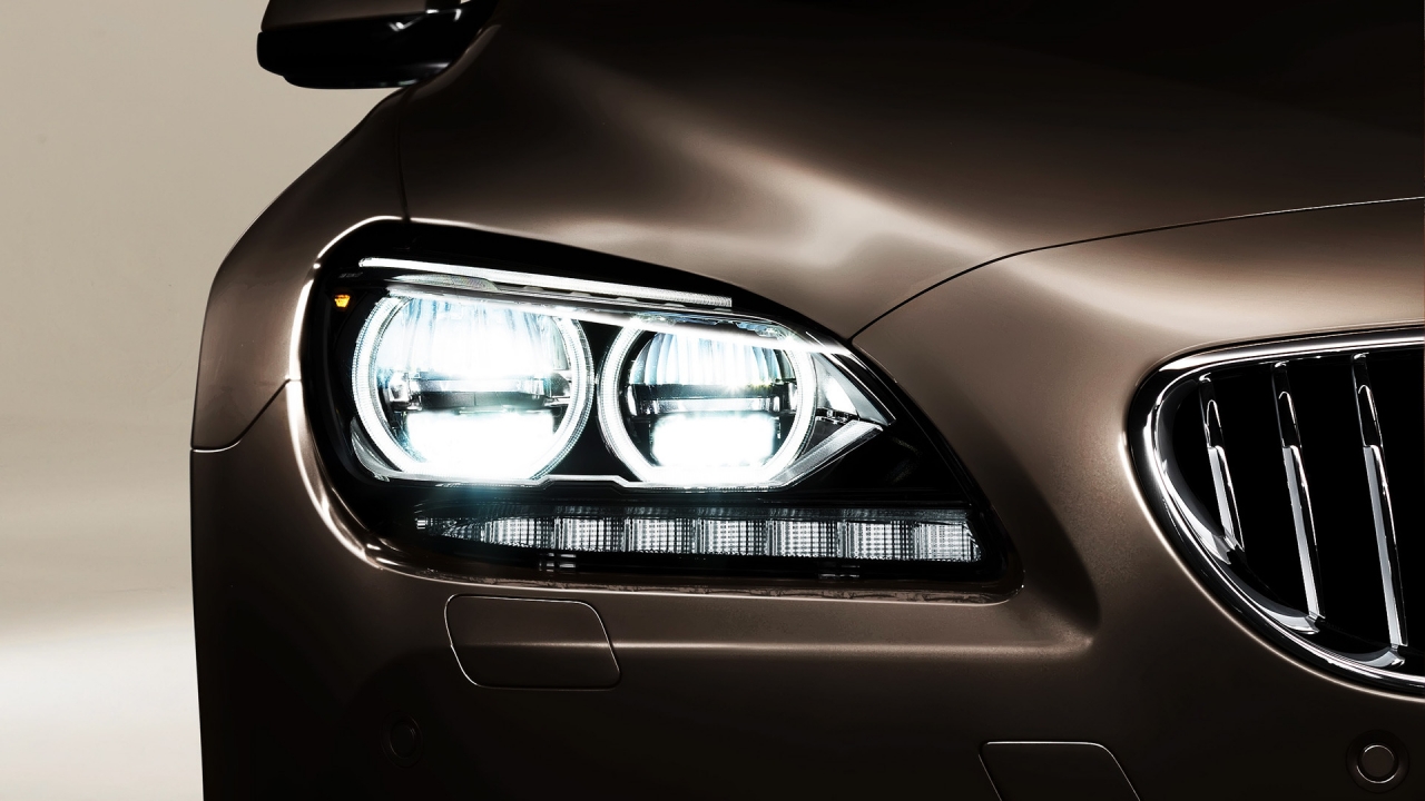 BMW 6 Series 2013 Headlight for 1280 x 720 HDTV 720p resolution