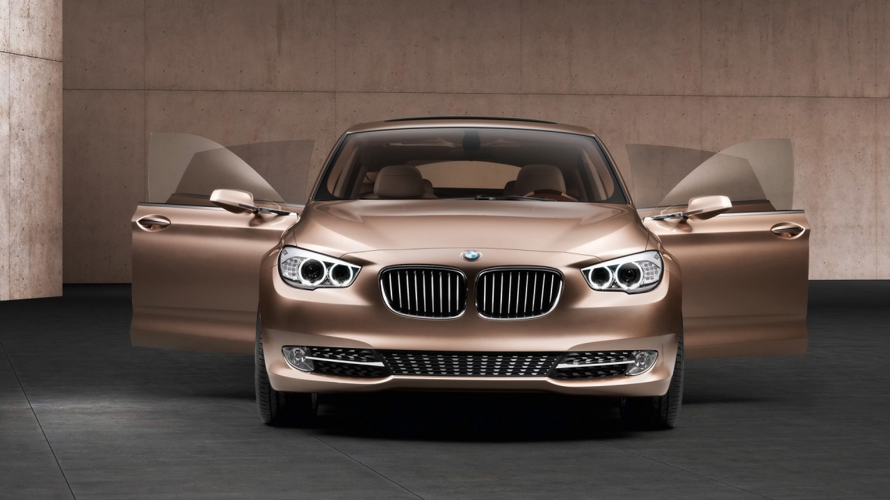 BMW Concept 5 Series Gran Turismo Front Open Doors 2009 for 1280 x 720 HDTV 720p resolution
