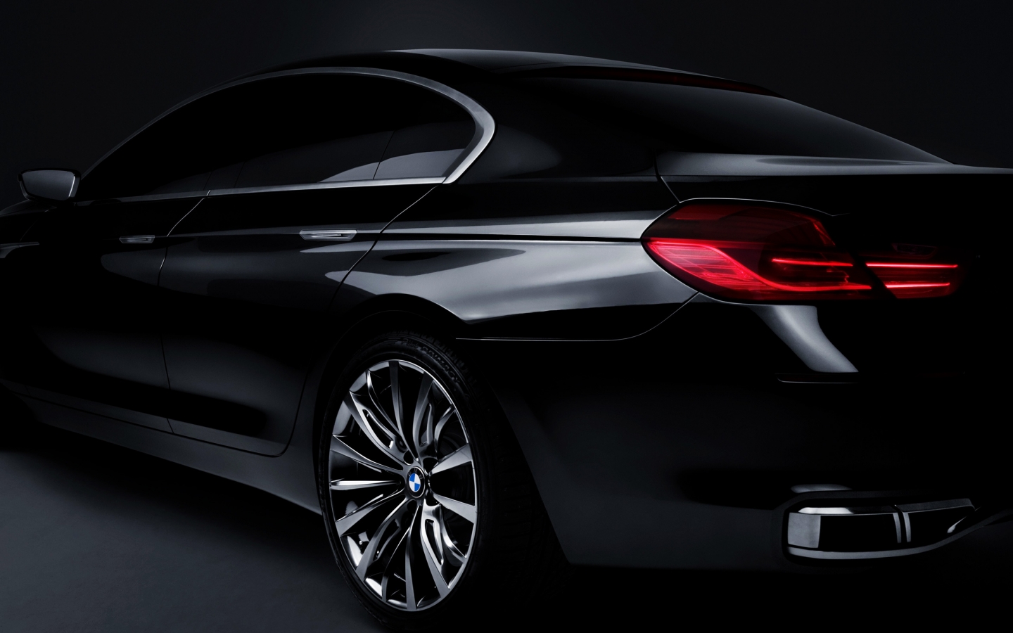 BMW Concept Gran Coupe Rear for 1440 x 900 widescreen resolution
