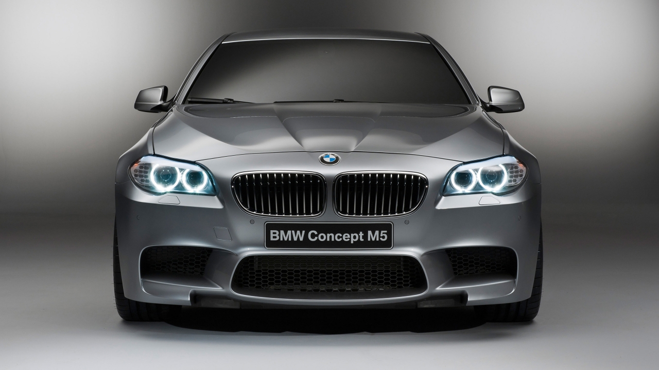 BMW M5 Concept 2012 Front for 1280 x 720 HDTV 720p resolution