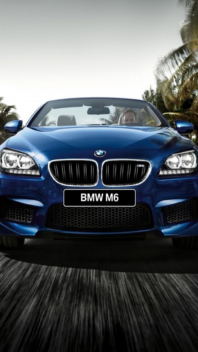 BMW M6 F12 Cabrio for 640 x 1136 iPhone 5 resolution