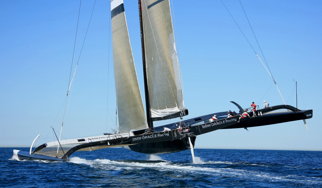 BMW Oracle Racing for 1024 x 600 widescreen resolution