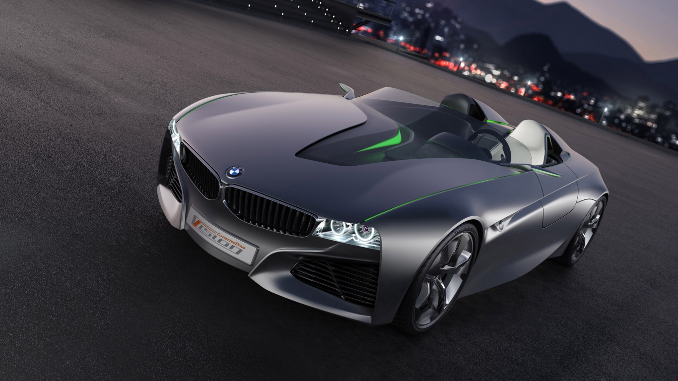 BMW Vision Connected Drive Concept for 1366 x 768 HDTV resolution