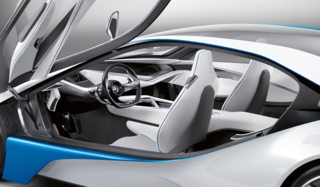 BMW Vision EfficientDynamics Interior for 1024 x 600 widescreen resolution
