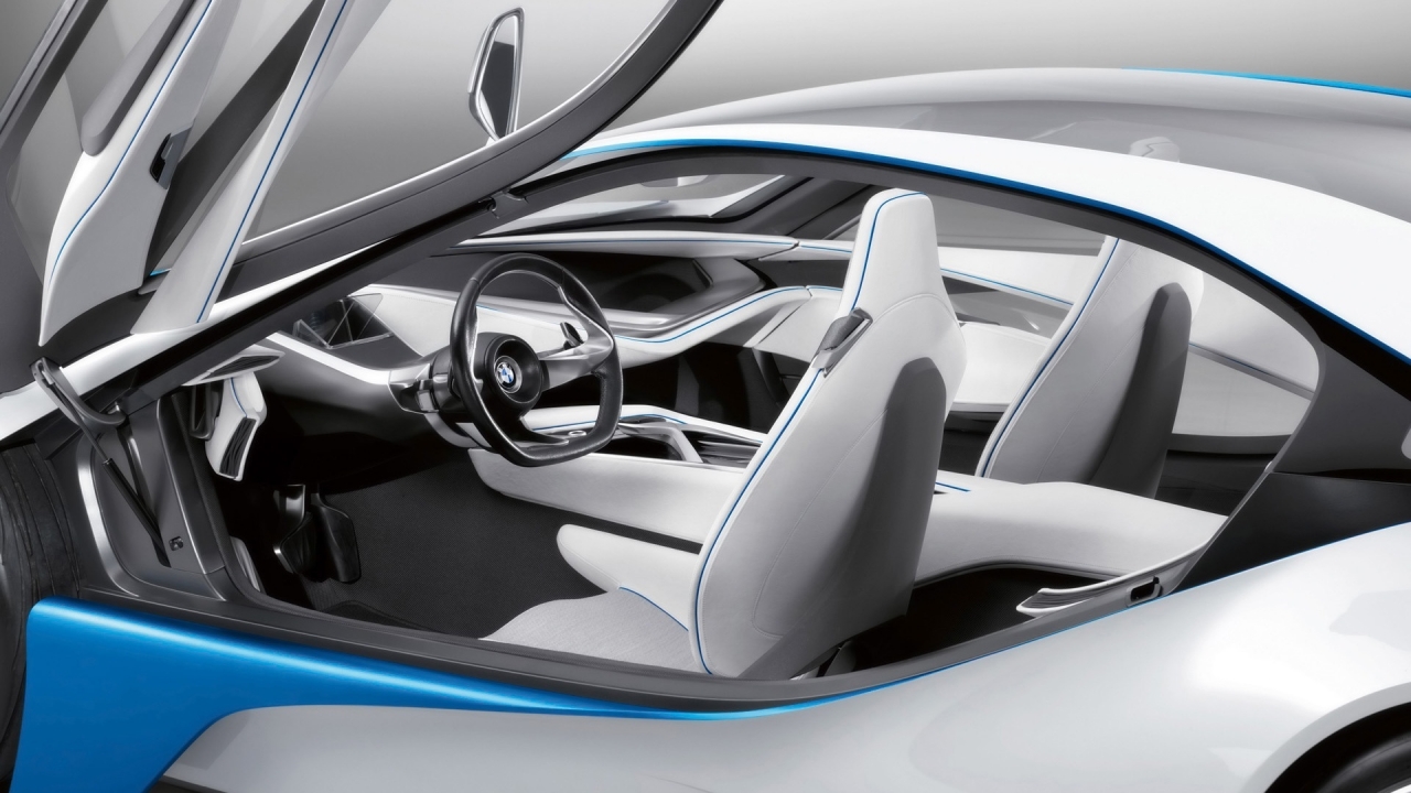 BMW Vision EfficientDynamics Interior for 1280 x 720 HDTV 720p resolution