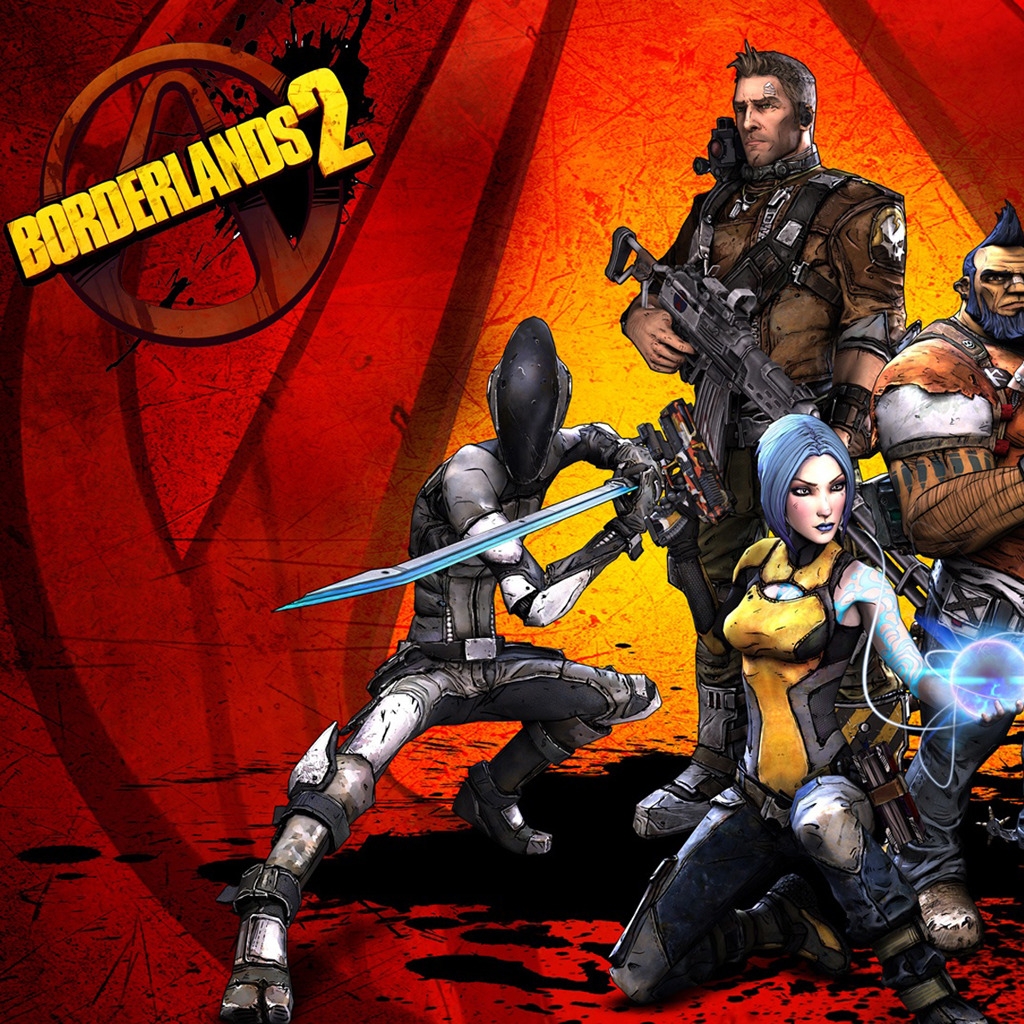 Borderlands 2 Characters for 1024 x 1024 iPad resolution