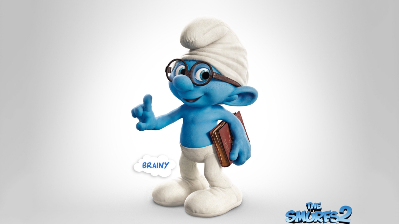 Brainy The Smurfs 2 for 1280 x 720 HDTV 720p resolution