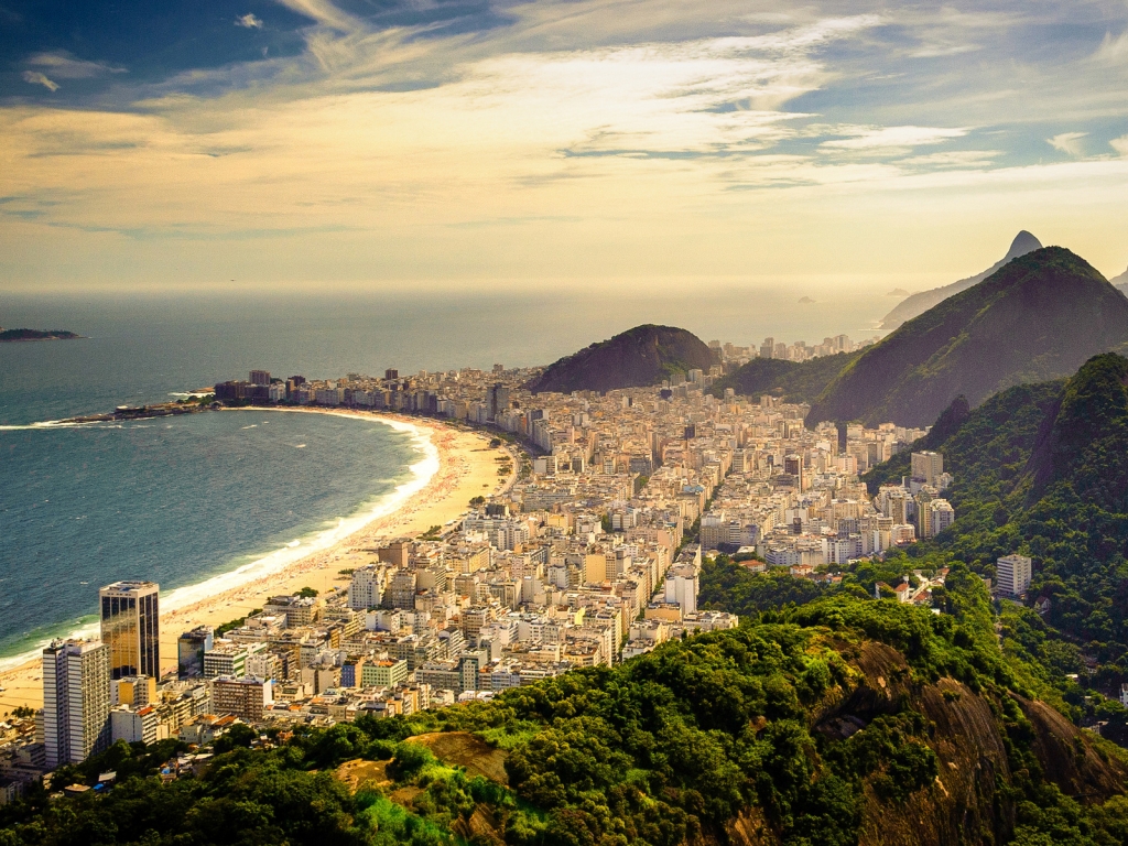 Brazil Beach for 1024 x 768 resolution