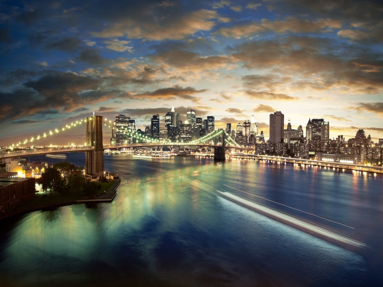 Brooklyn Bridge New York for 1280 x 960 resolution