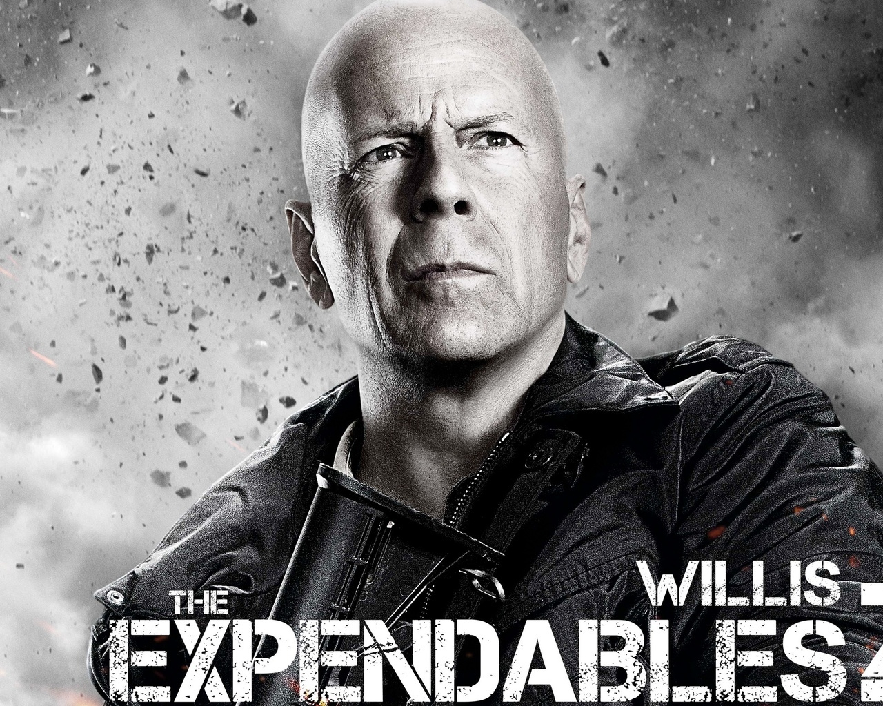 Bruce Willis Expendables 2 for 1280 x 1024 resolution