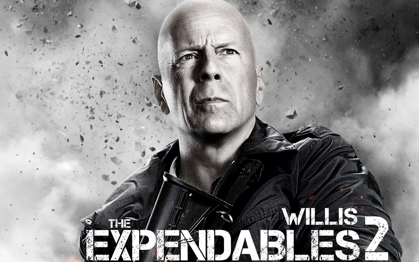 Bruce Willis Expendables 2 for 1440 x 900 widescreen resolution