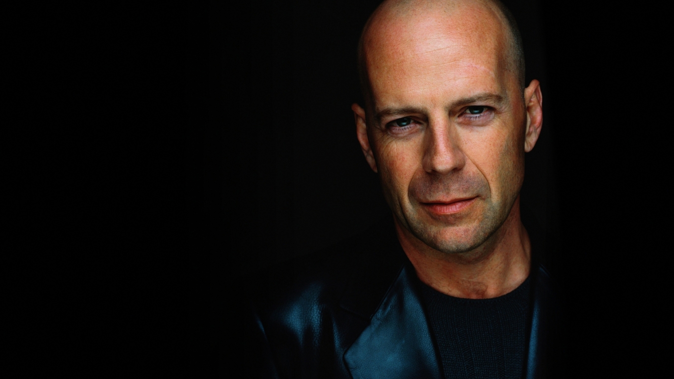 Bruce Willis Profile Look for 1366 x 768 HDTV resolution
