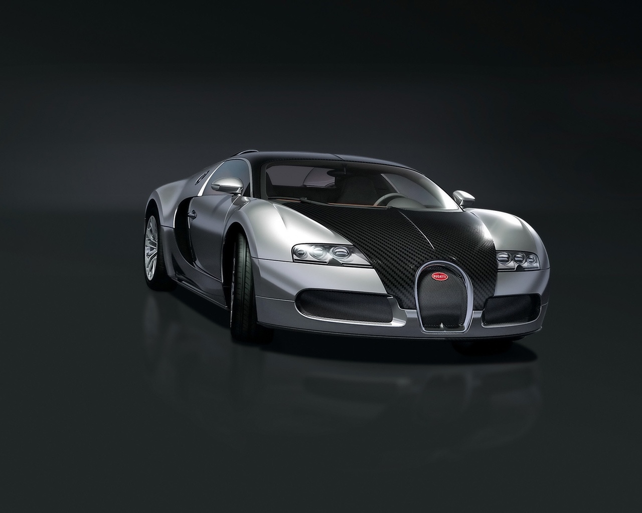 Bugatti EB 16.4 Veyron Pur Sang 2008 - Front Angle for 1280 x 1024 resolution
