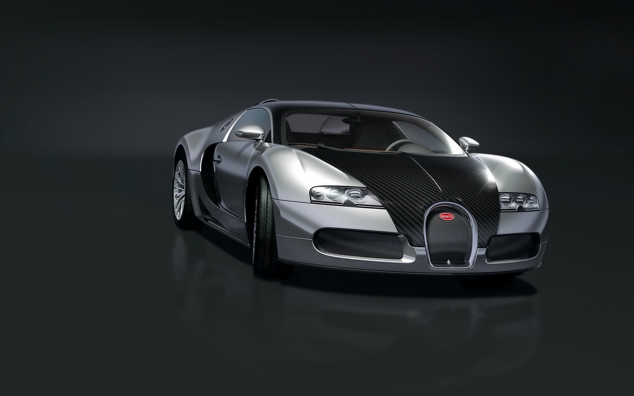 Bugatti EB 16.4 Veyron Pur Sang 2008 - Front Angle for 1280 x 800 widescreen resolution
