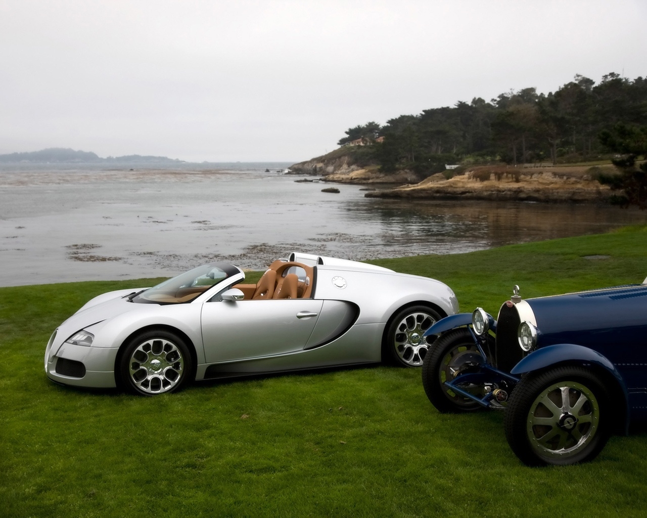 Bugatti Veyron 16.4 Grand Sport Production 2009 for 1280 x 1024 resolution