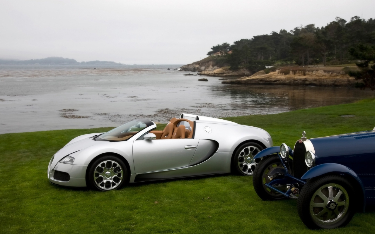 Bugatti Veyron 16.4 Grand Sport Production 2009 for 1280 x 800 widescreen resolution