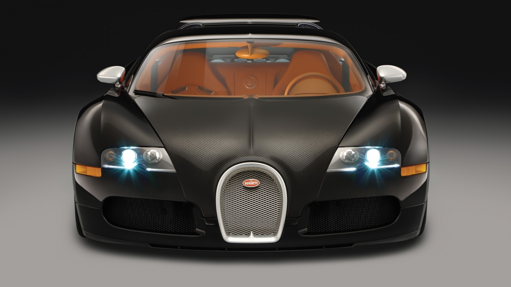 Bugatti Veyron Sang Noir 2008 - Front for 1680 x 945 HDTV resolution