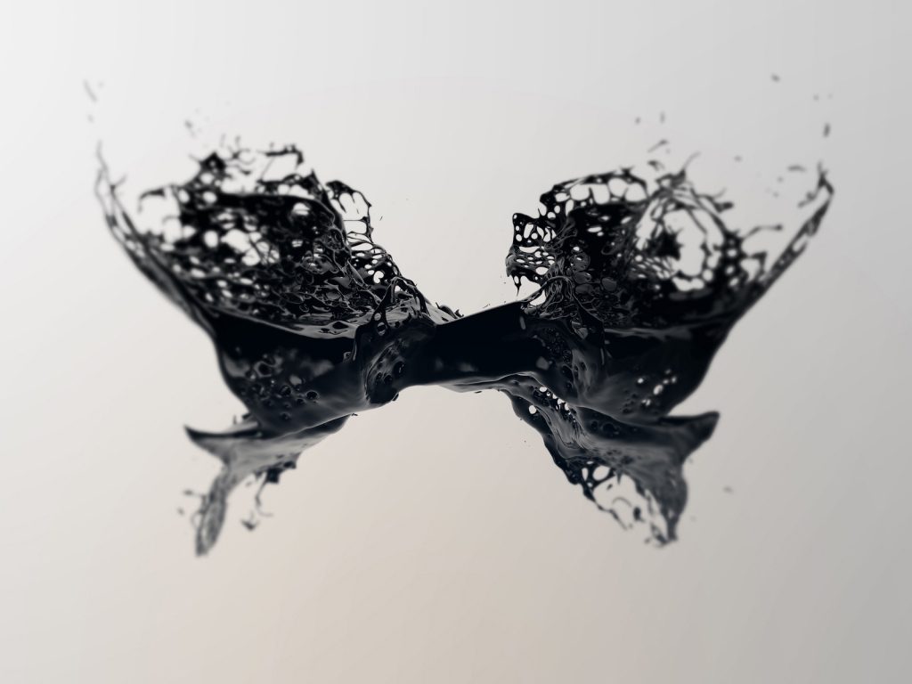 Butterfly Splash for 1024 x 768 resolution