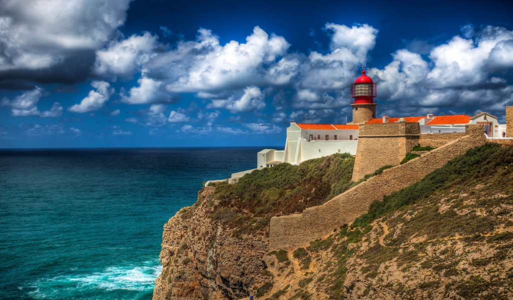 Cabo de Sao Vicente Faro for 1024 x 600 widescreen resolution