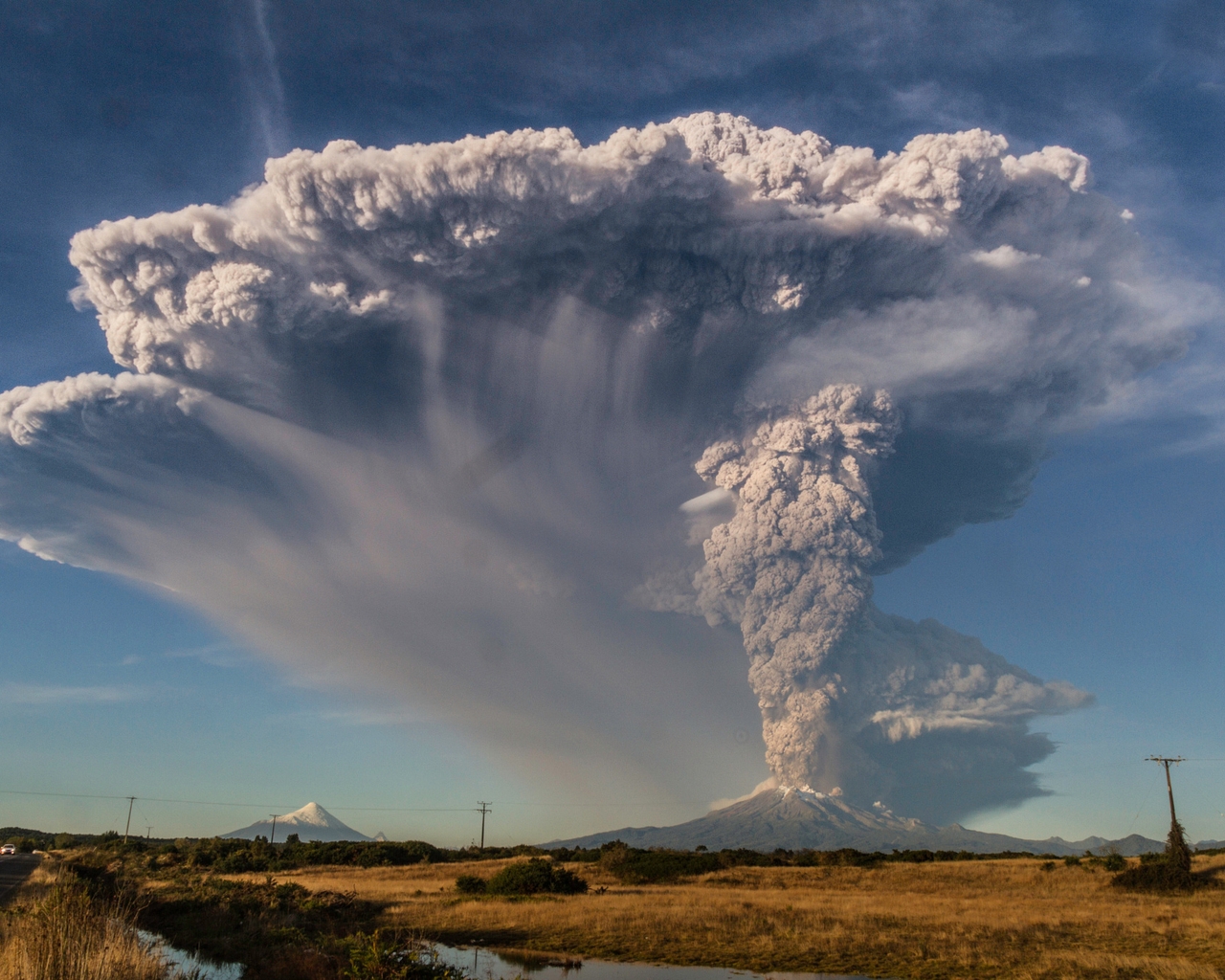Calbuco Volcano Eruption for 1280 x 1024 resolution
