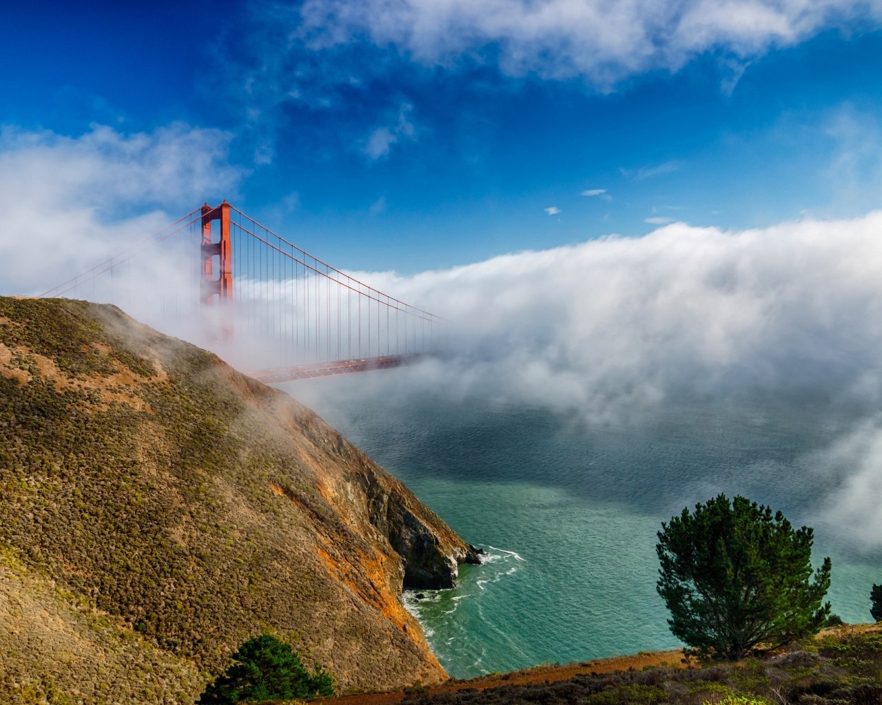 California Bridge for 1280 x 1024 resolution