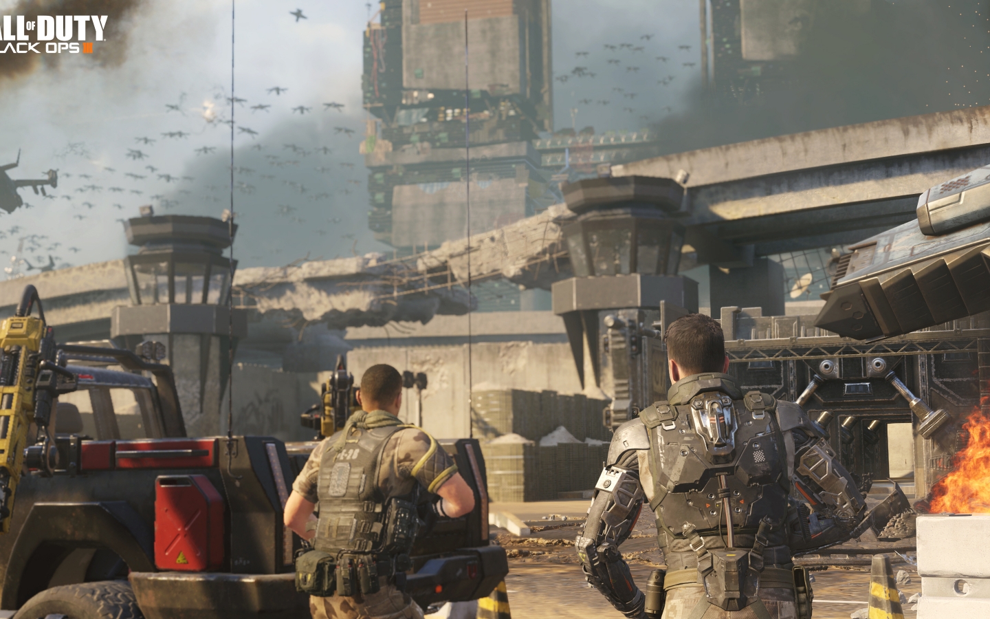Call of Duty Black Ops 3 Ramses Station Under Siege for 1440 x 900 widescreen resolution
