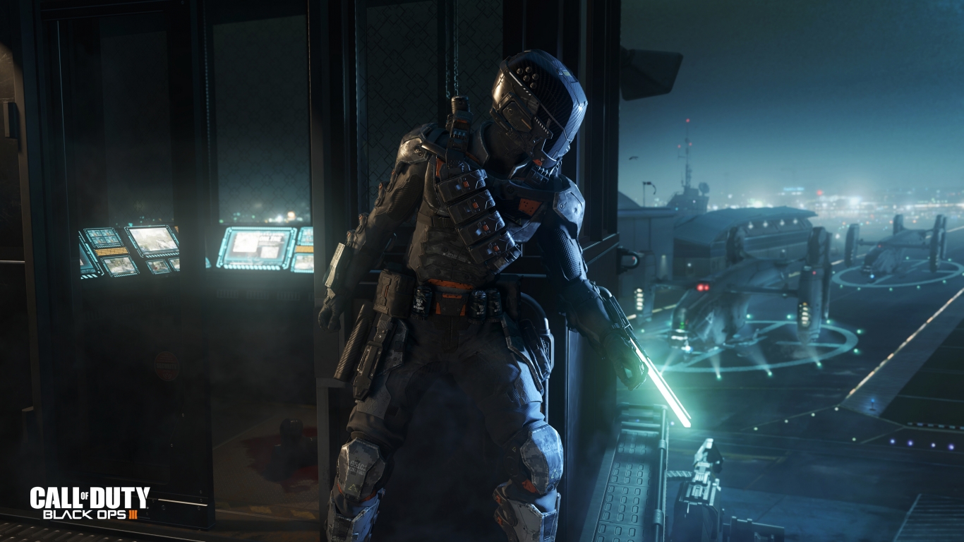 Call of Duty Black Ops 3 Specialist Spectre for 1366 x 768 HDTV resolution