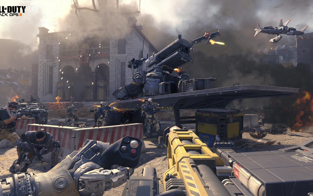 Call of Duty Black Ops III Robots for 1280 x 800 widescreen resolution