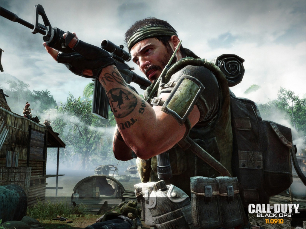 Call of Duty Black Ops Soldier for 1024 x 768 resolution