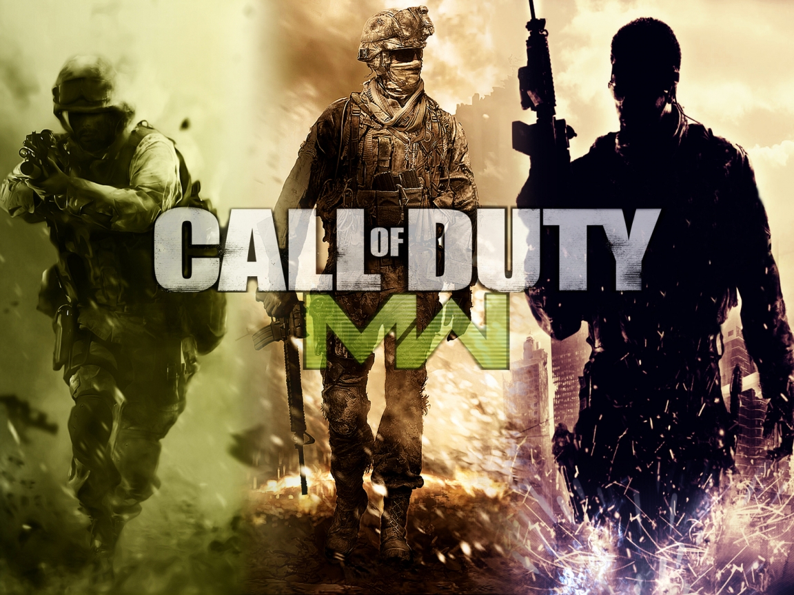 Call of Duty Modern Warfare Poster for 1152 x 864 resolution