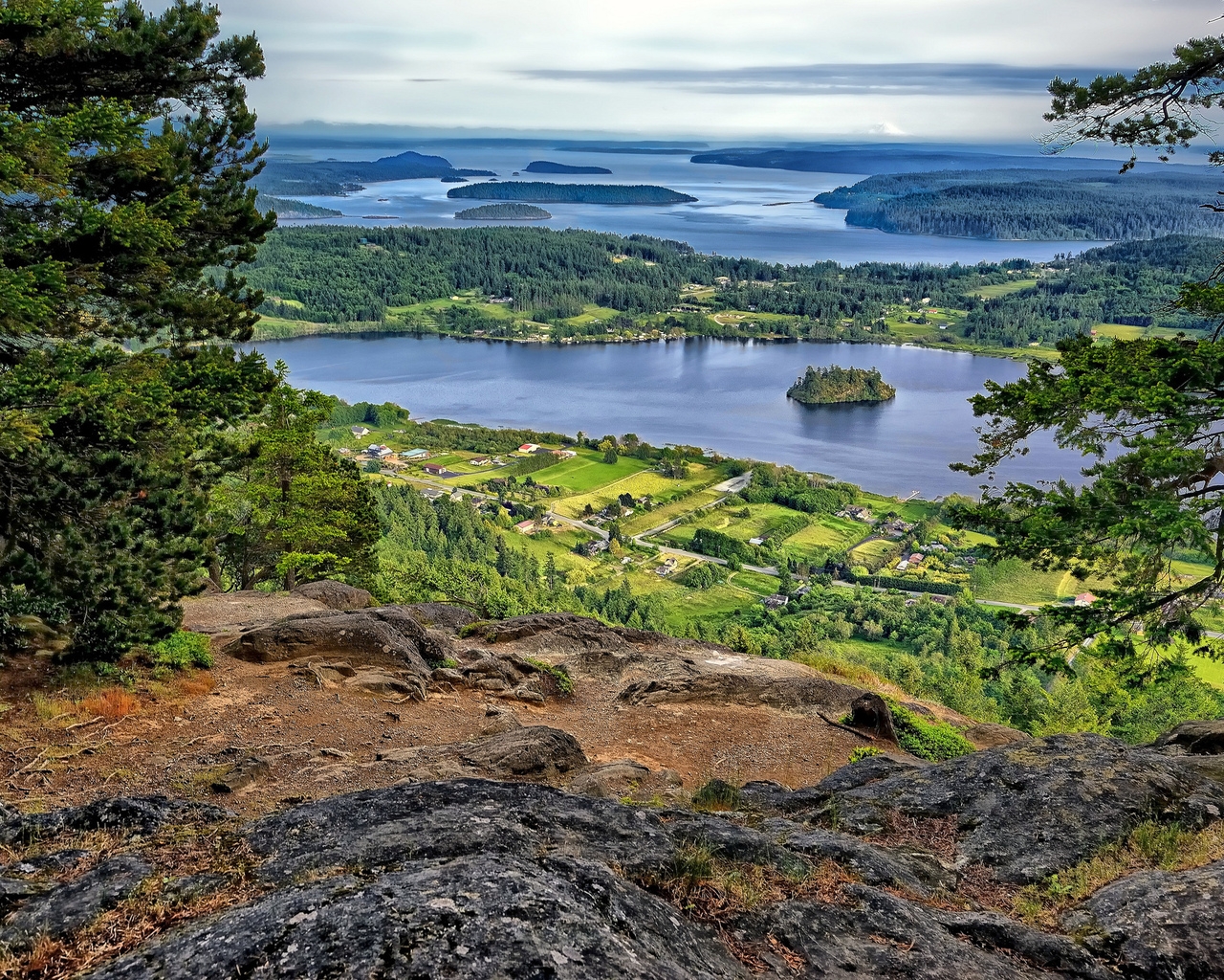 Campbell Lake Washington for 1280 x 1024 resolution