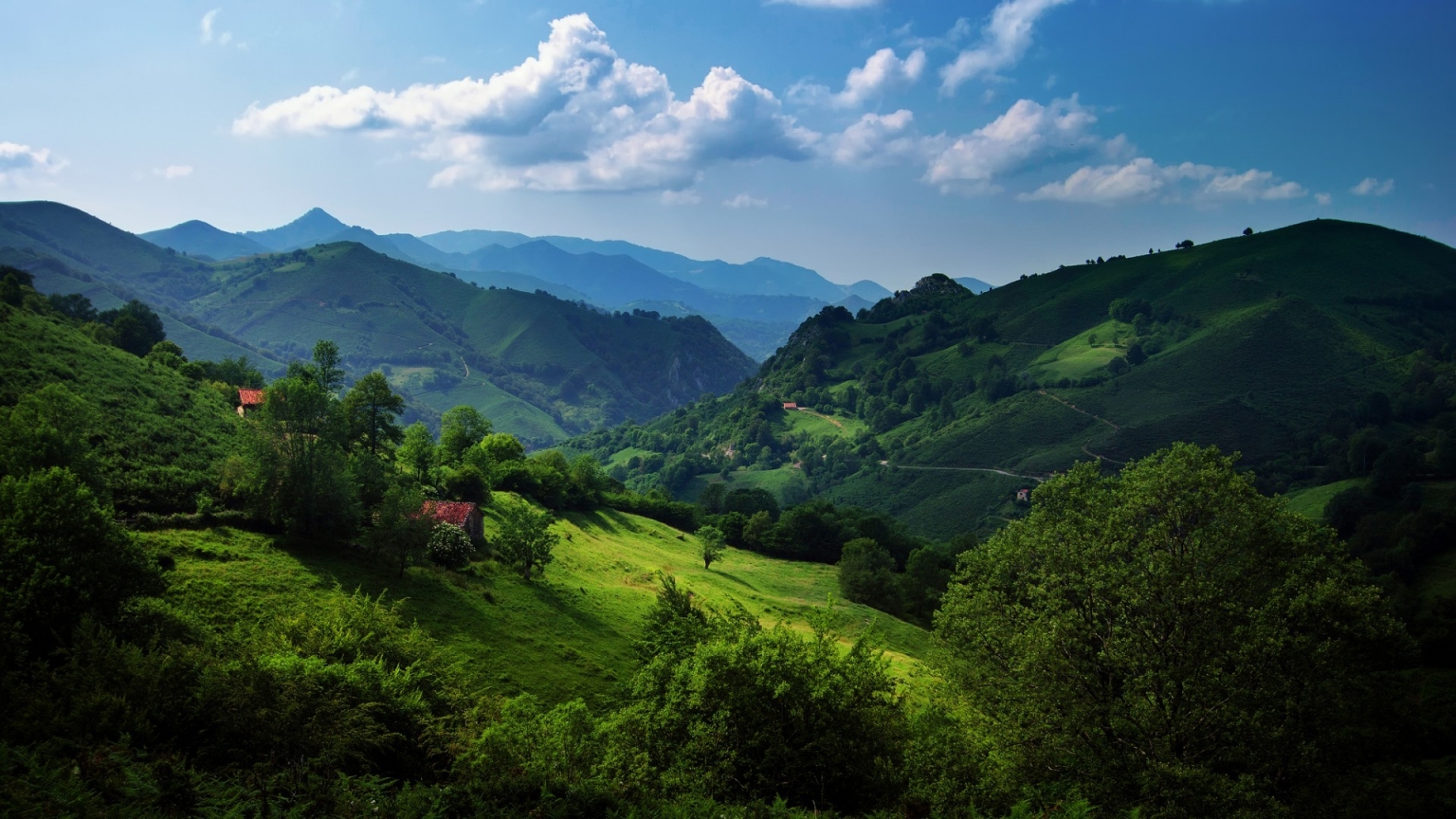 Cantabrian Mountains for 1536 x 864 HDTV resolution