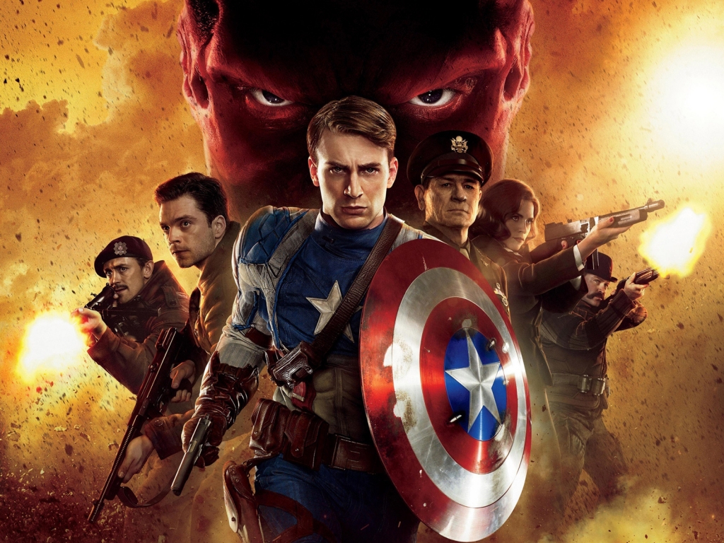 Captain America Movie for 1024 x 768 resolution