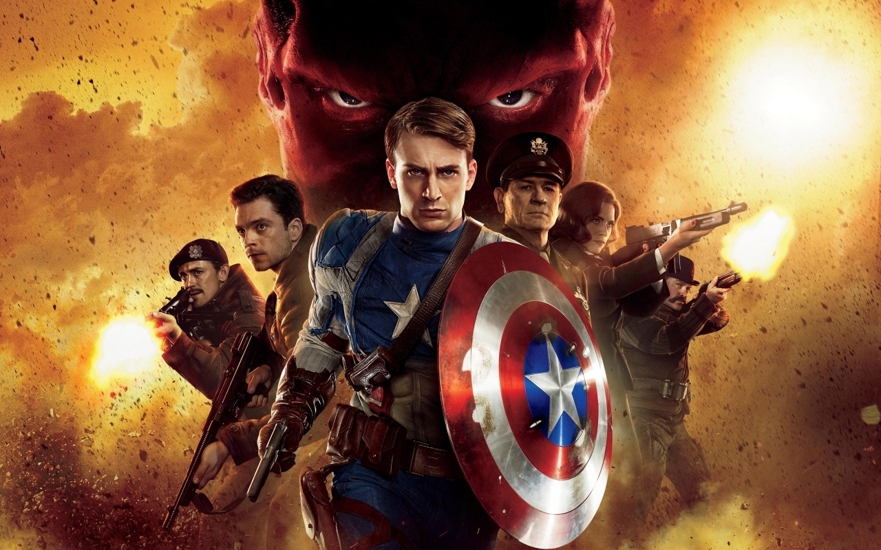 Captain America Movie for 1280 x 800 widescreen resolution