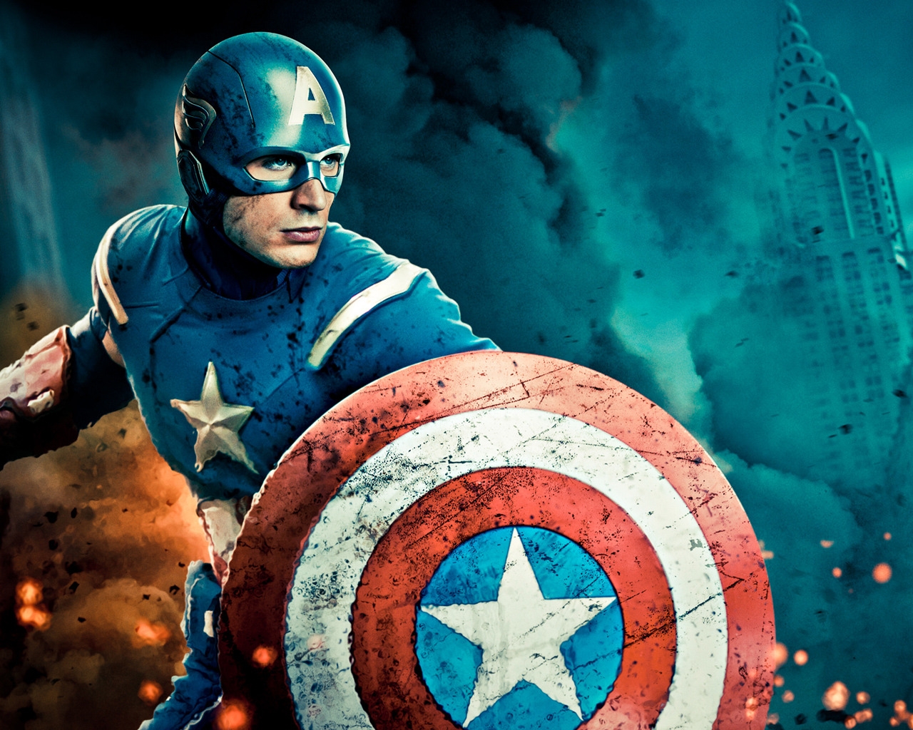 Captain America The Avengers for 1280 x 1024 resolution