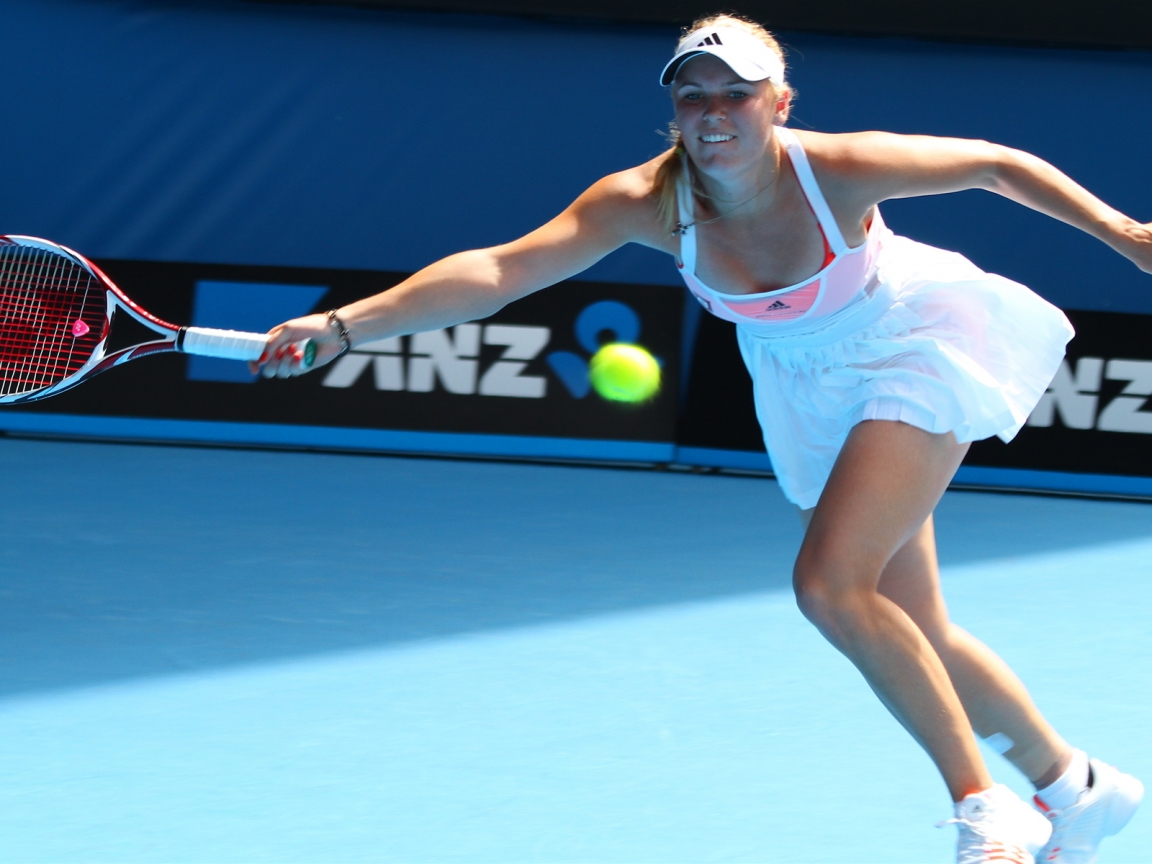 Caroline Wozniacki Australian Open for 1152 x 864 resolution