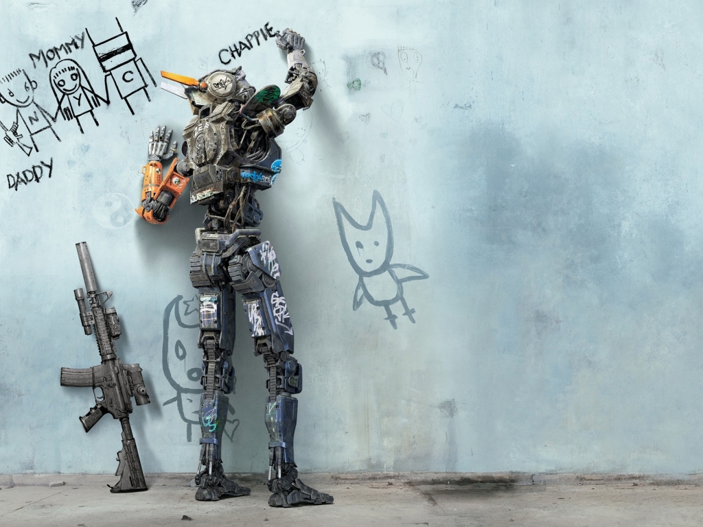 Chappie Movie 2015 for 1024 x 768 resolution
