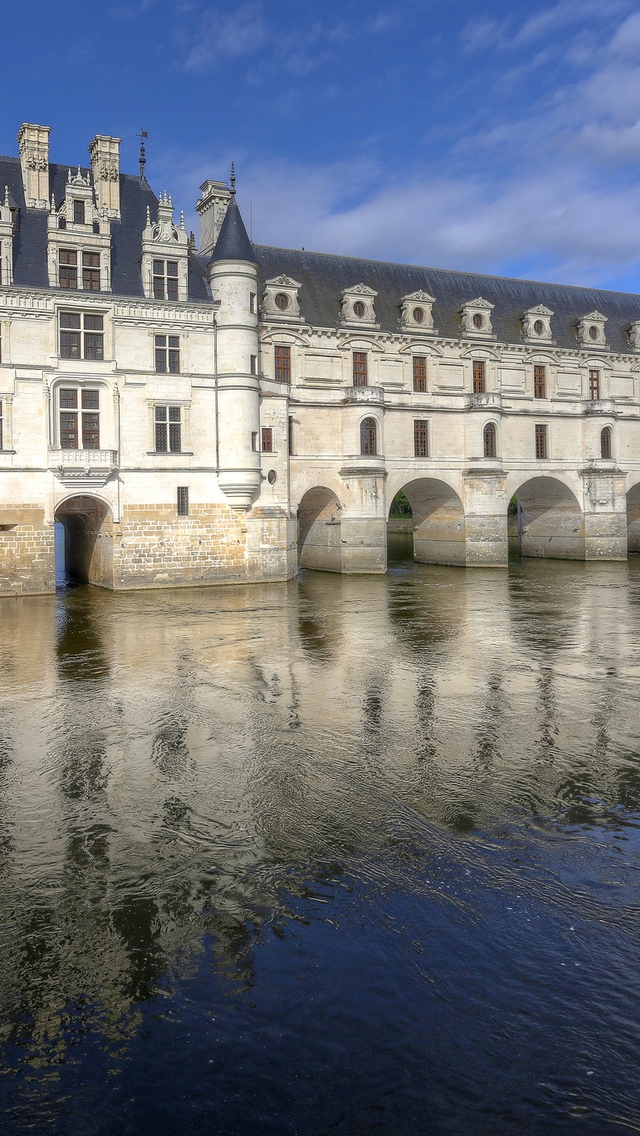 Chenonceaux Castle France for 640 x 1136 iPhone 5 resolution