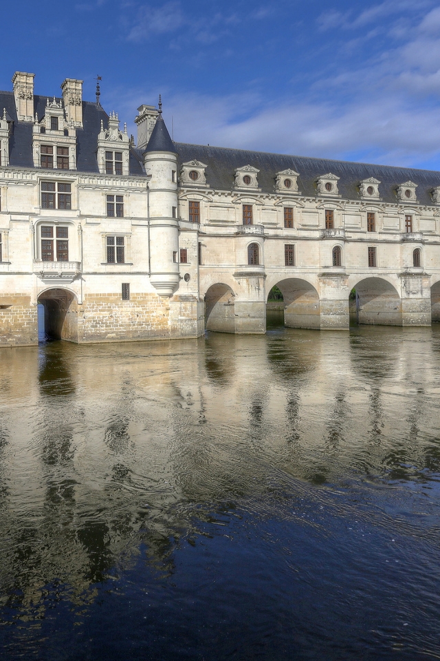 Chenonceaux Castle France for 640 x 960 iPhone 4 resolution