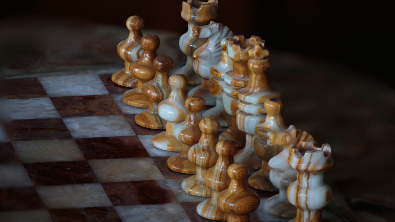 Chess Pieces for 1280 x 720 HDTV 720p resolution