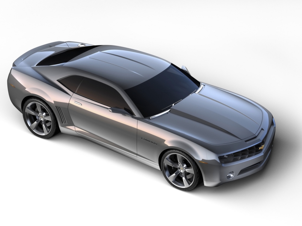 Chevrolet Camaro Grey Side Angle for 1024 x 768 resolution